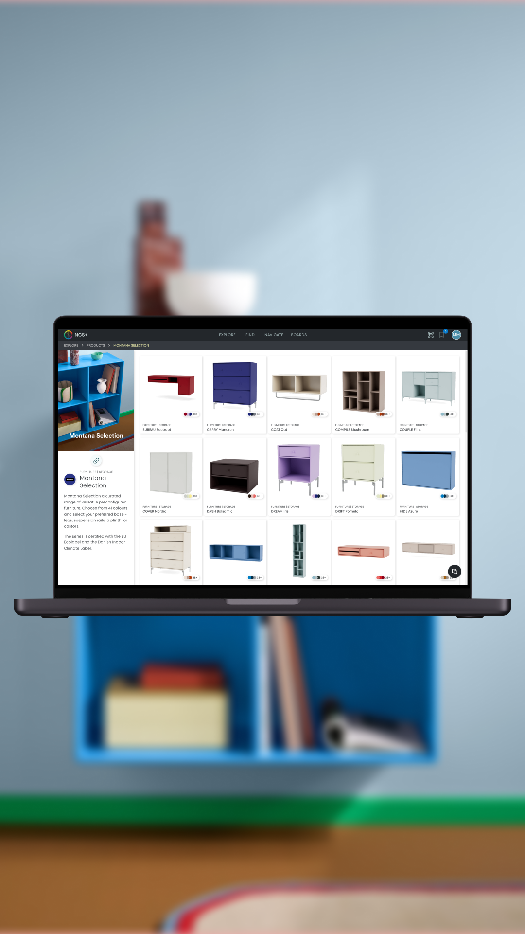 Montana Selection in NCS+ app