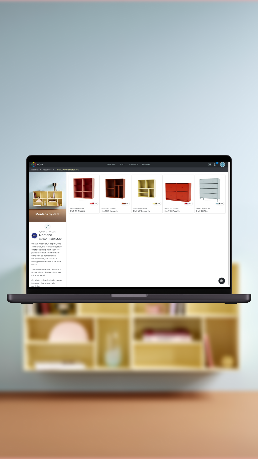 Montana System in NCS+ app