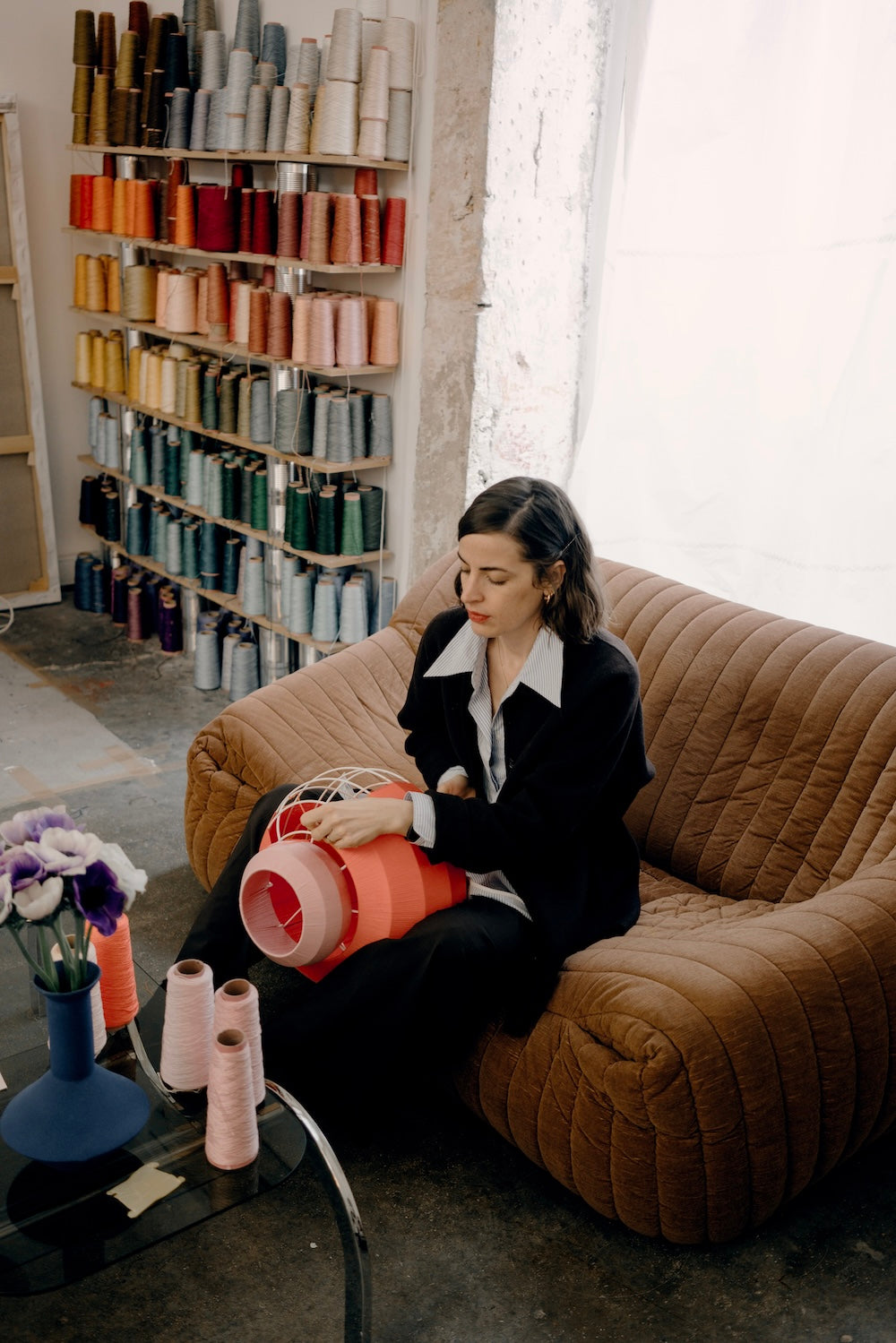Designer Julie Lansom incorporates the colours of trend direction Ethereal
