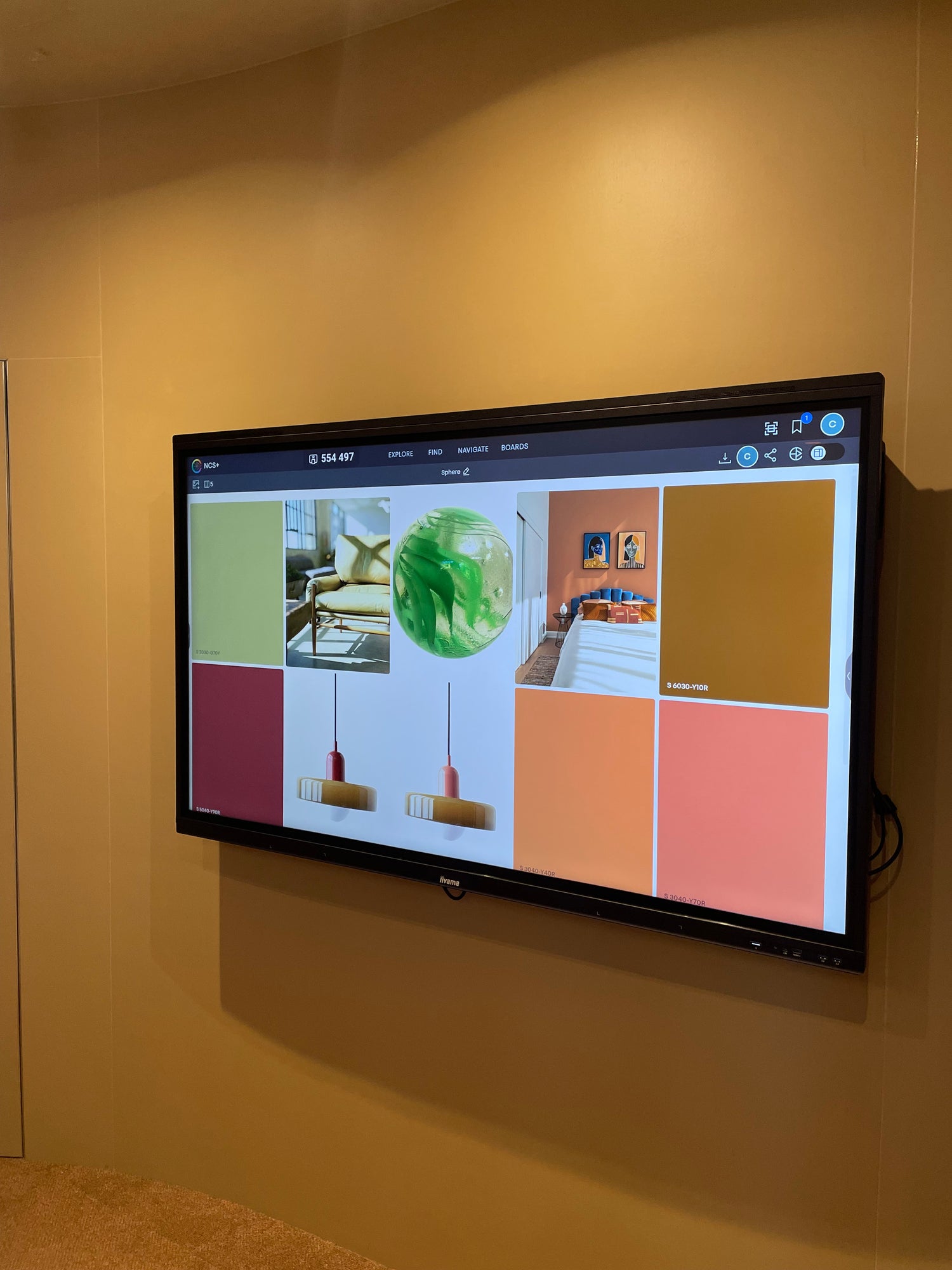 Moodboard in NCS+ app
