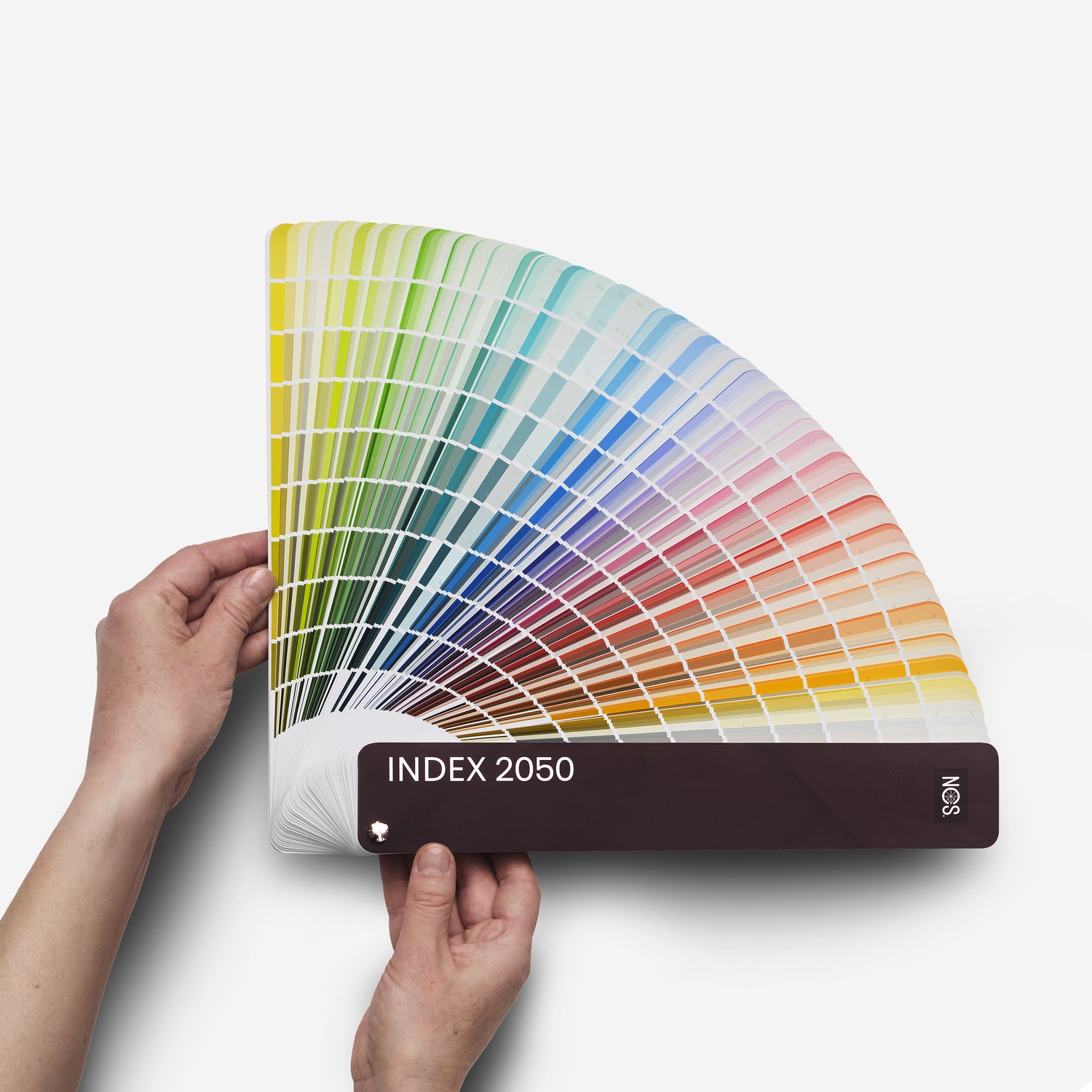Hands holding NCS Index 2050