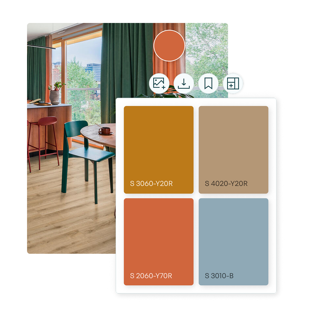 Extract colours from images