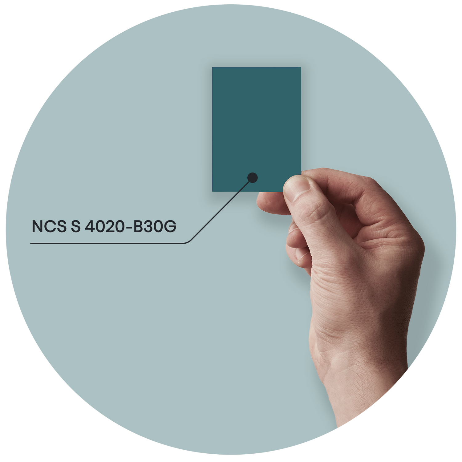 Example of NCS Notation or code, S 4020-B30G.