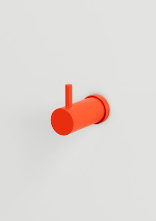 Orange towel hook