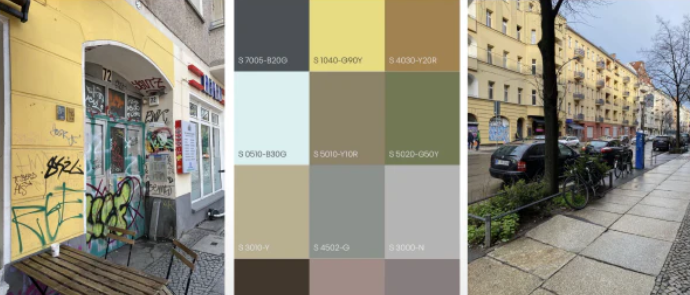 Visuals of Grünberger Strasse in Friedrichshain.