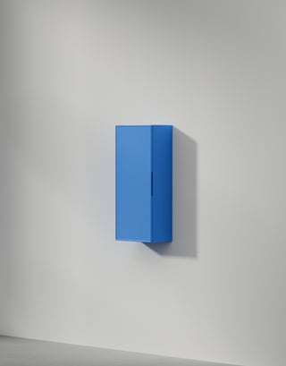 Blue bathroom cabinet