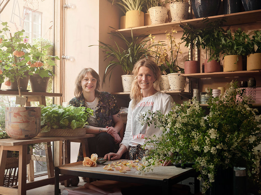 Jill Windahl and Johanna Larsson at Atelier Fleur